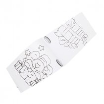 WOC A5 96pg SHOE BOX PERFORATED MY LITTLE COLOURING BOOK - CHRISTMAS
