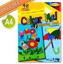 WOC A4 48pg COLOURING BOOK - FUN ACTIVITY