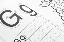 WOC A4 96pg ALPHABET FUN PERFORATED COLOURING BOOK