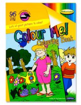 WOC A5 96pg SHOE BOX PERFORATED MY LITTLE COLOURING BOOK