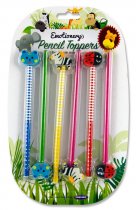 EMOTIONERY CARD 6 PENCILS WITH ANIMAL FRIENDS TOPPERS