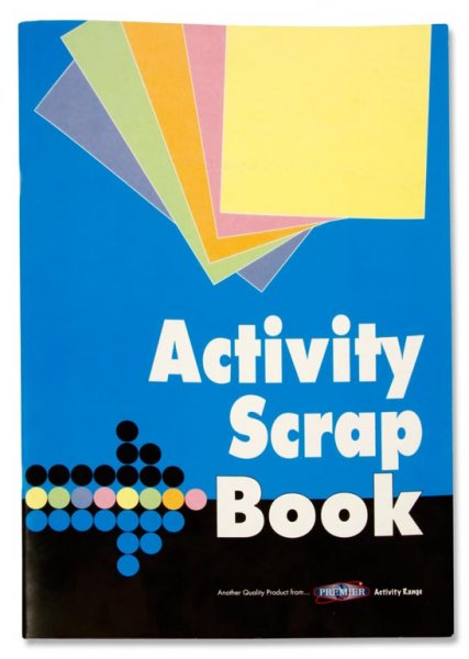 PREMIER 240x345mm 32pg ACTIVITY SCRAPBOOK