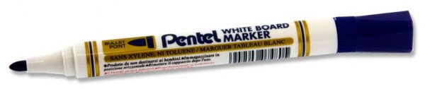 PENTEL MW85 WHITEBOARD MARKER BULLET POINT - BLUE