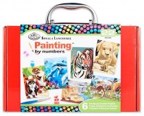 MINI 22pce PAINTING BY NUMBERS BOX SET - RED