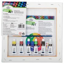 CANVAS ART 9pce CREATE & ENJOY PAINTING SET - FISH