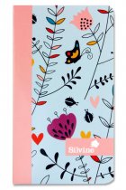 * MARLENE WEST A6 160pg NOTEBOOK - HEARTS & FLOWERS