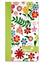 * MARLENE WEST A6 160pg NOTEBOOK - HEARTS & FLOWERS
