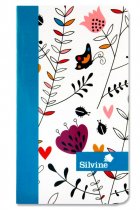 * MARLENE WEST A6 160pg NOTEBOOK - HEARTS & FLOWERS