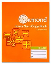 ORMOND 40pg 20mm Sq JUNIOR SUM COPY