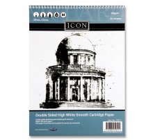 ICON A4 90gsm SPIRAL SKETCH PAD 30 SHEETS