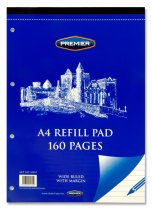 PREMIER A4 160pg REFILL PAD - TOP