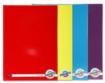 PREMTO PKT.4 A4 160pg ASST. HARDCOVER NOTEBOOKS