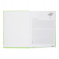 PREMTO A4 160pg HARDCOVER NOTEBOOK - CATERPILLAR GREEN