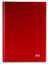 PREMIER PKT.4 A4 160pg HARDCOVER NOTEBOOK - BOLD 4.ASST