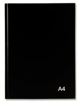 PREMIER PKT.4 A4 160pg HARDCOVER NOTEBOOK - BOLD 4.ASST