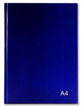 PREMIER PKT.4 A4 160pg HARDCOVER NOTEBOOK - BOLD 4.ASST