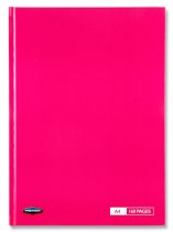 PREMIER PKT.3 A4 160pg HARDOVER NOTEBOOK - TANG 3 ASST.