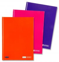 PREMIER PKT.3 A4 160pg HARDOVER NOTEBOOK - TANG 3 ASST.