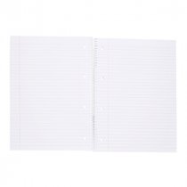 PREMTO A4 160pg SPIRAL NOTEBOOK 5 ASST.