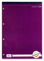 PREMTO A4 160pg REFILL PAD TOP BOUND 5 ASST