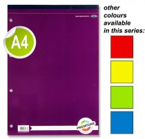 PREMTO A4 160pg REFILL PAD TOP BOUND 5 ASST