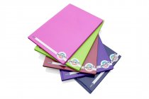 PREMTO S2 PKT.5 A4 160pg ASST. HARDCOVER NOTEBOOKS
