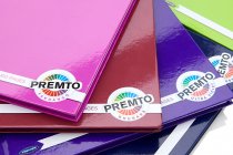 PREMTO S2 PKT.5 A4 160pg ASST. HARDCOVER NOTEBOOKS