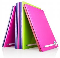 PREMTO S2 PKT.5 A4 160pg ASST. HARDCOVER NOTEBOOKS