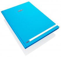 PREMTO NEON A4 160pg HARDCOVER NOTEBOOK 3 ASST.