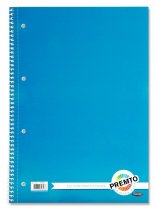 PREMTO A4 320pg SPIRAL NOTEBOOK 3 ASST.