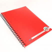 PREMTO A4 200pg PP WIRO NOTEBOOK 3 ASST.