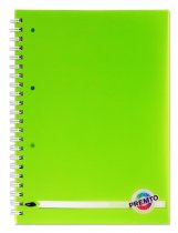 PREMTO A4 200pg PP WIRO NOTEBOOK S1 3 ASST.