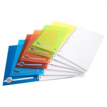 PREMTO A4 200pg PP WIRO NOTEBOOK S1 3 ASST.