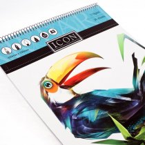 ICON A3 110gsm SPIRAL SKETCH PAD 30 SHEETS