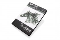 ICON A5 135gsm HARDCOVER SKETCH BOOK 64 SHEET - BLACK