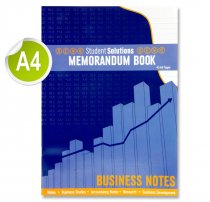 STUDENT SOLUTIONS A4 40pg MEMORANDUM BOOK