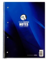 * STUDENT SOLUTIONS A4 320pg SPIRAL NOTEBOOK