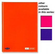 PREMIER A4 160pg HARDCOVER NOTEBOOK TANG 3 ASST.