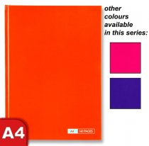PREMIER A4 160pg HARDCOVER NOTEBOOK TANG 3 ASST.