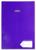 PREMTO A4 120pg MANUSCRIPT BOOK -PASTEL 4 ASST.