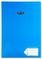 PREMTO A4 120pg MANUSCRIPT BOOK -PASTEL 4 ASST.