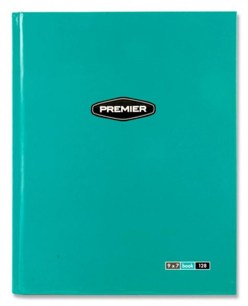 PREMIER 9x7 128pg HARDCOVER * NOTEBOOK BOLD 4 ASST.