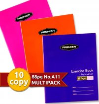 PREMIER PKT.10 88pg A11 COPY BOOKS - BRIGHT SERIES 3 ASST.
