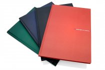 PREMIER A4 160pg HARDCOVER NOTEBOOK - BOLD 4 ASST.