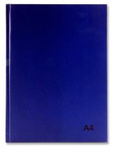 PREMIER A4 160pg HARDCOVER NOTEBOOK - BOLD 4 ASST.
