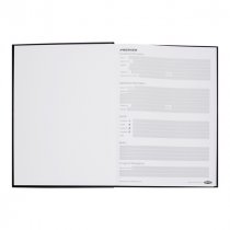 PREMIER A4 160pg HARDCOVER NOTEBOOK - BOLD 4 ASST.
