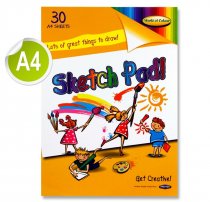 WOC A4 90gsm SKETCH PAD 30 SHEETS