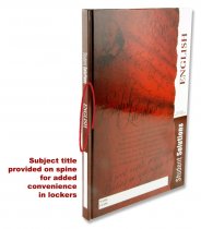 STUDENT SOLUTIONS A4 160pg HARDCOVER NOTEBOOK - ENGLISH
