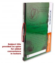 STUDENT SOLUTIONS A4 160pg HARDCOVER NOTEBOOK - IRISH