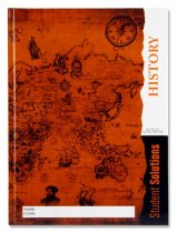 STUDENT SOLUTIONS A4 160pg HARDCOVER NOTEBOOK - HISTORY